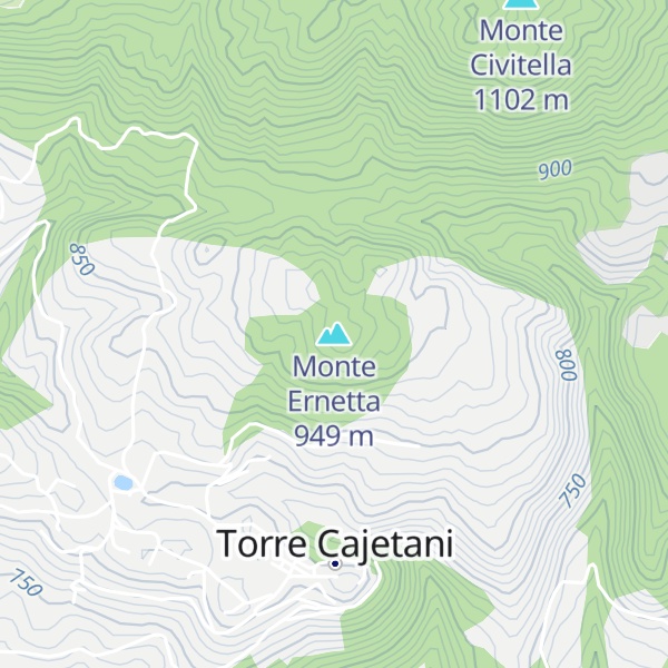 Map of Monte Ernetta