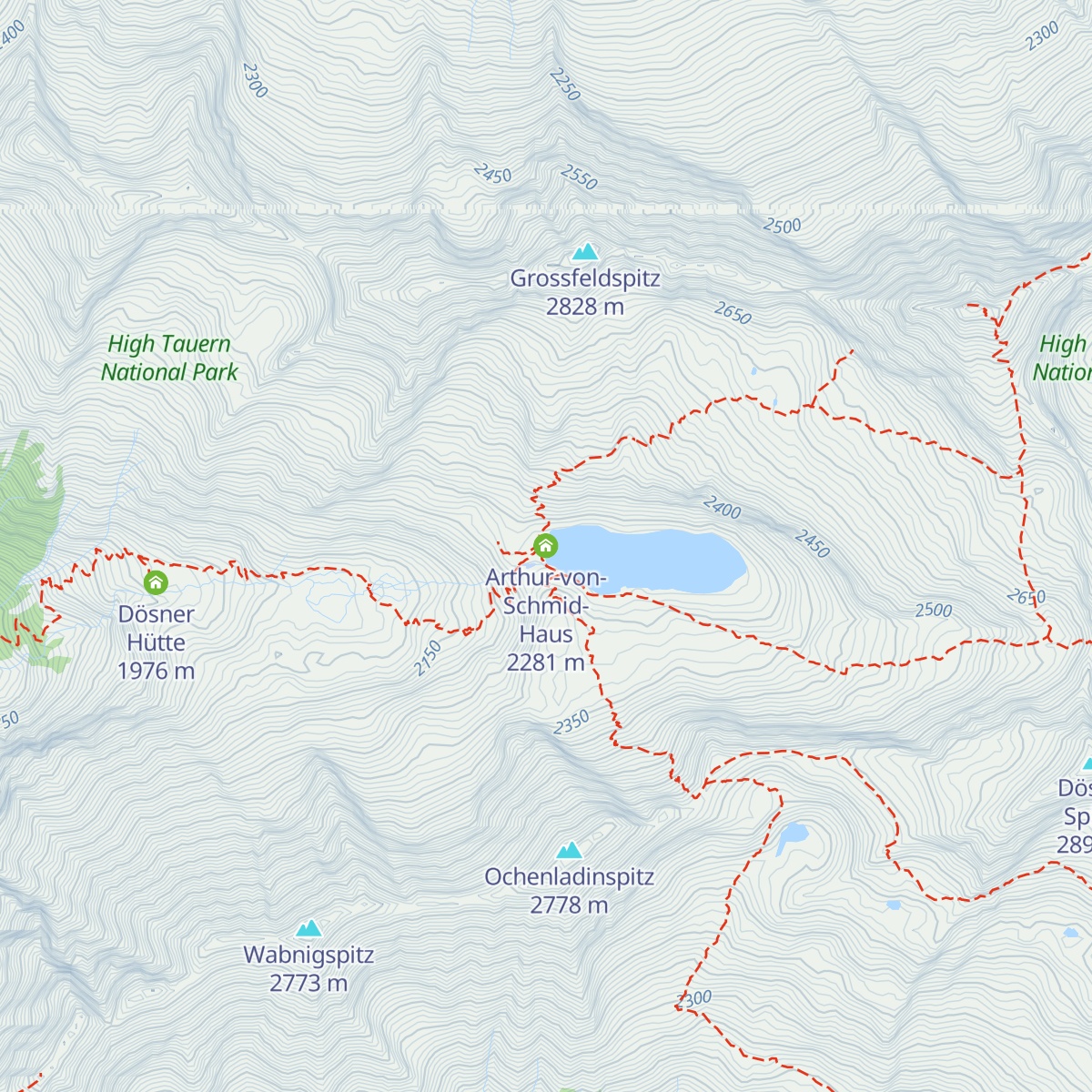 Arthur-von-Schmid-Haus map