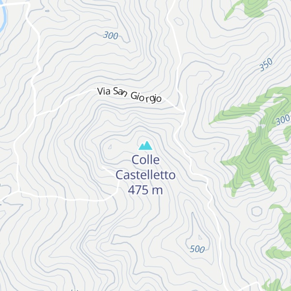 Map of Colle Castelletto
