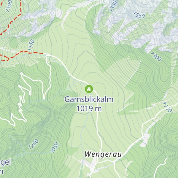 Map of Gamsblickalm