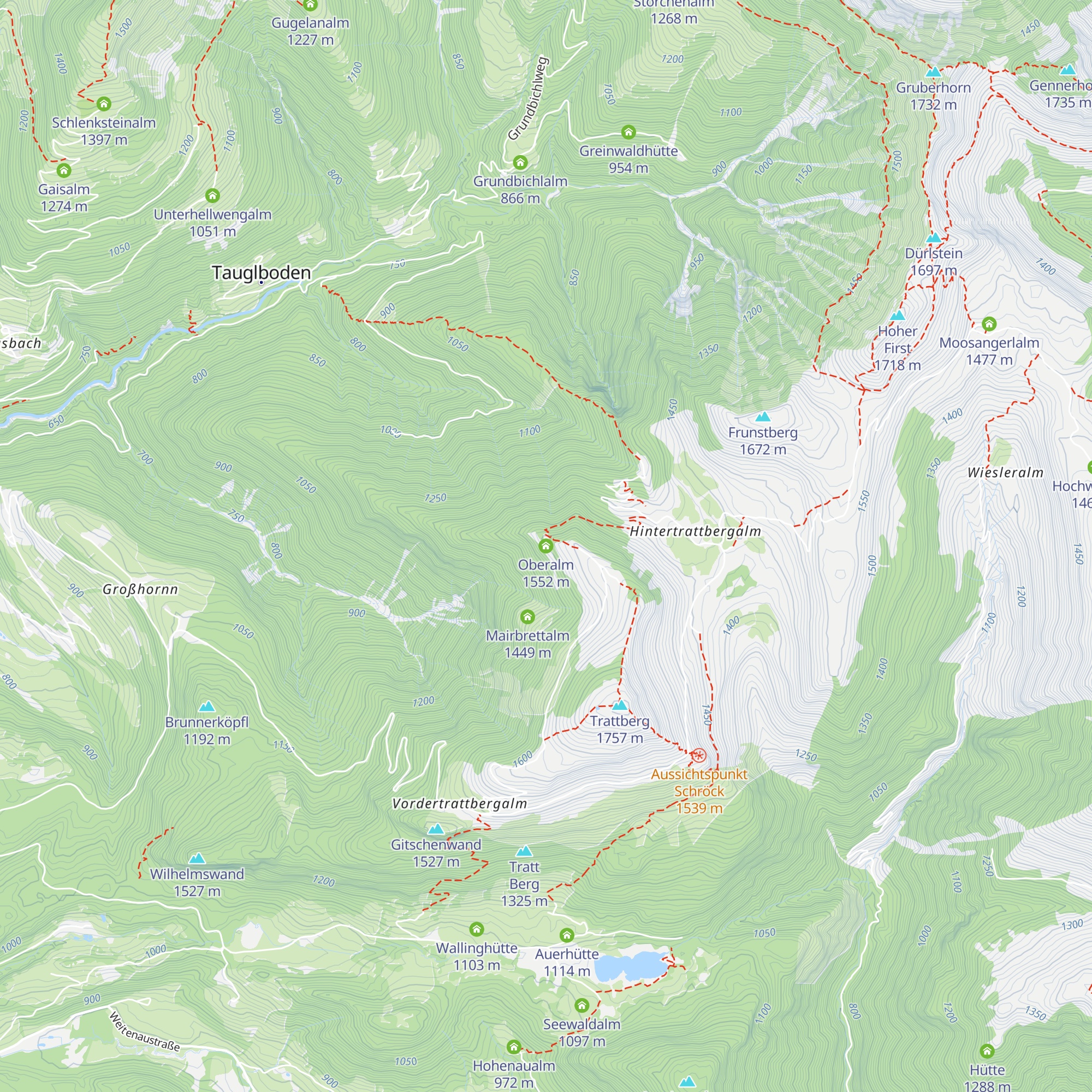 Oberalm map