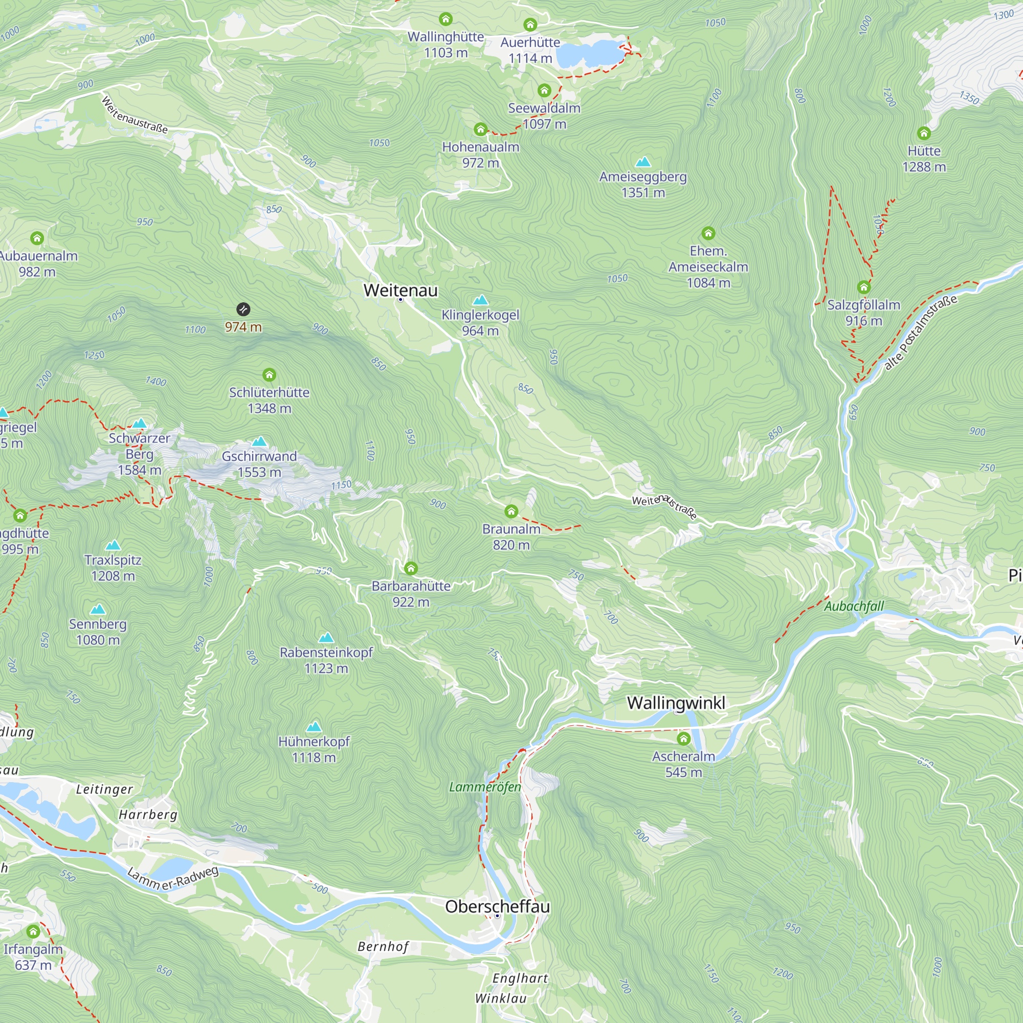 Braunalm map