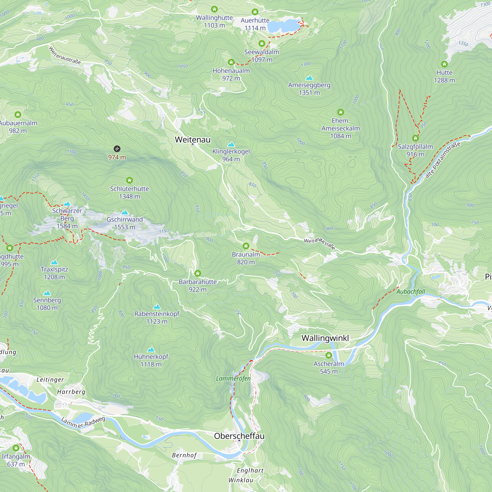 Braunalm map