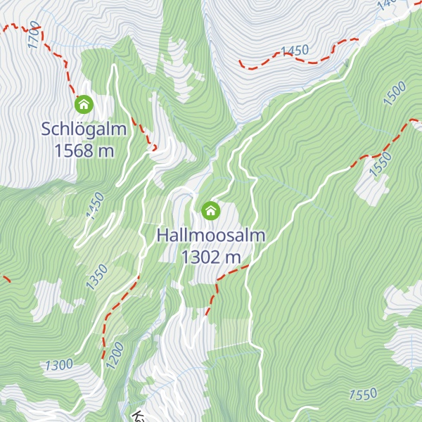 Map of Hallmoosalm