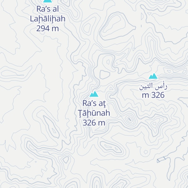 Map of Ra’s aţ Ţāḩūnah