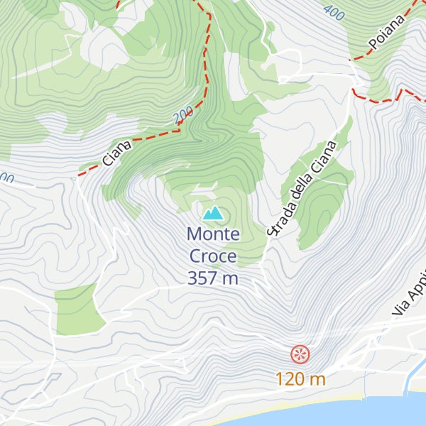 Map of Monte Croce