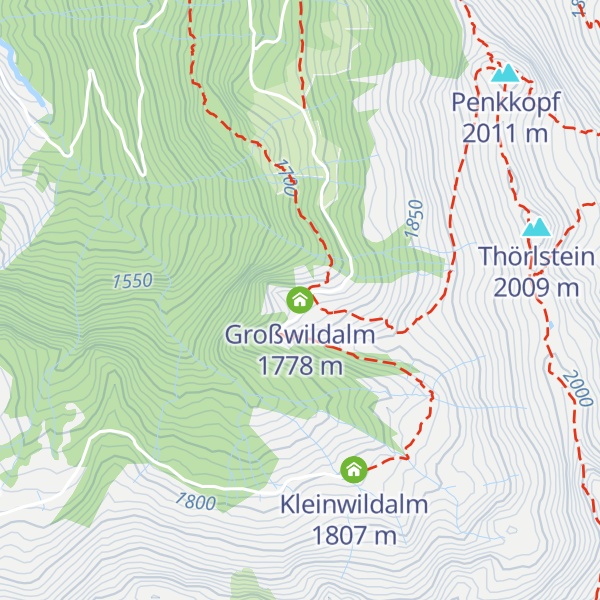 Map of Großwildalm