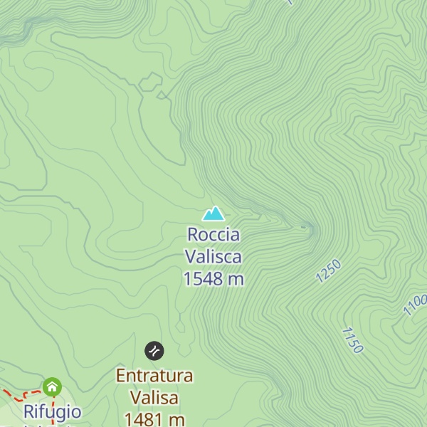 Map of Roccia Valisca