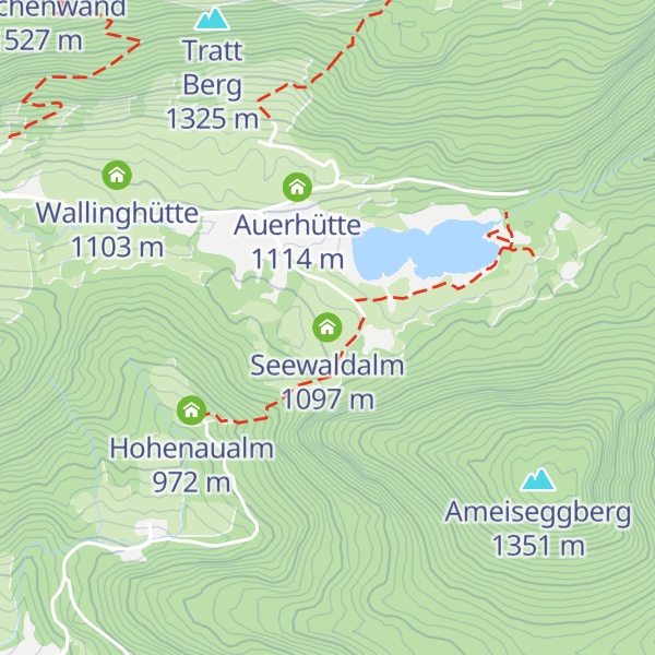 Map of Seewaldalm