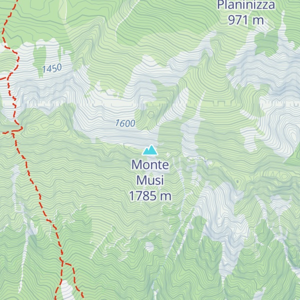 Map of Monte Musi