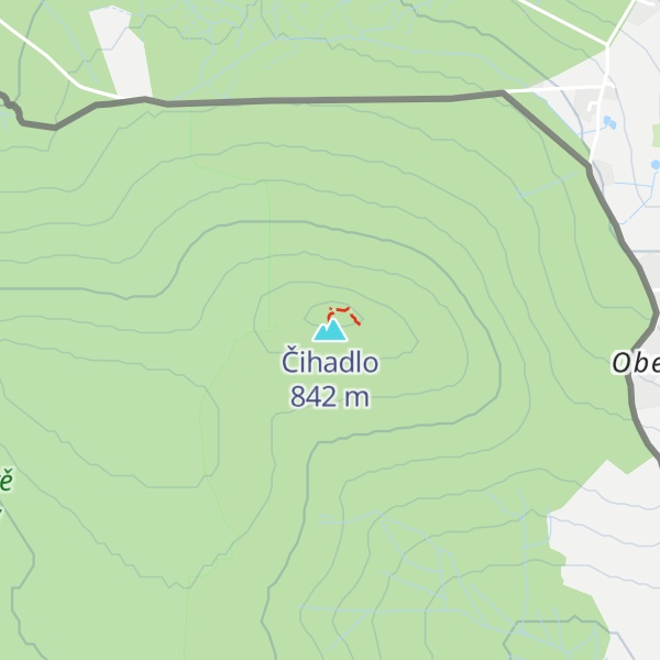 Map of Čihadlo
