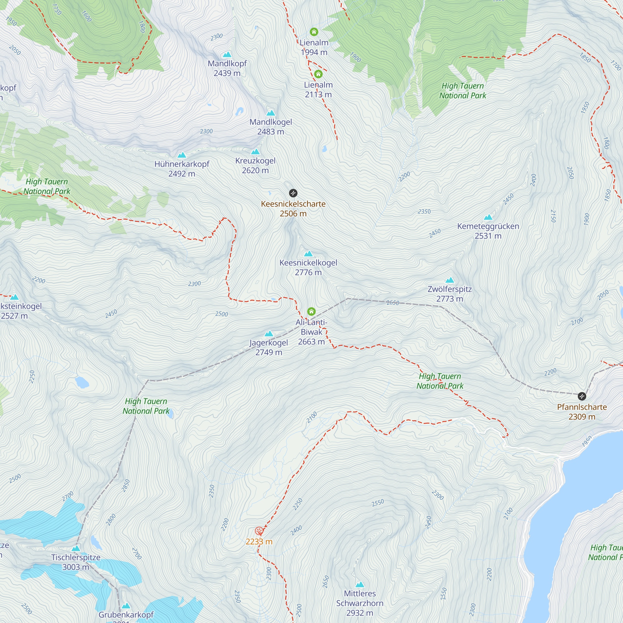 Ali-Lanti-Biwak map