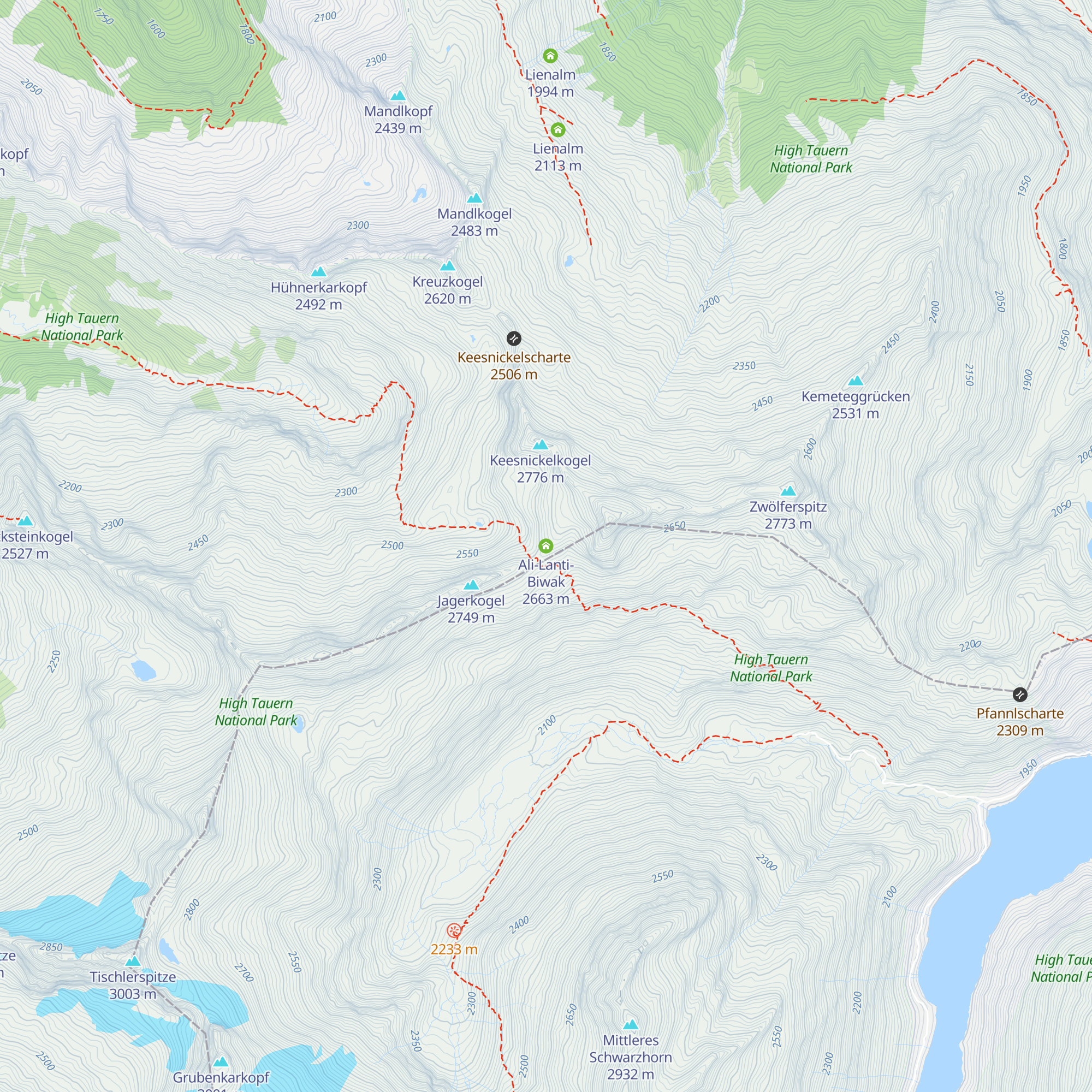 Ali-Lanti-Biwak map