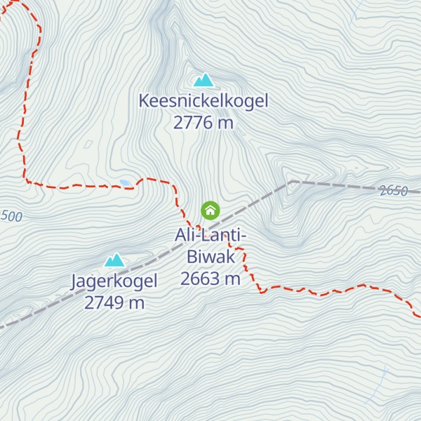 Map of Ali-Lanti-Biwak