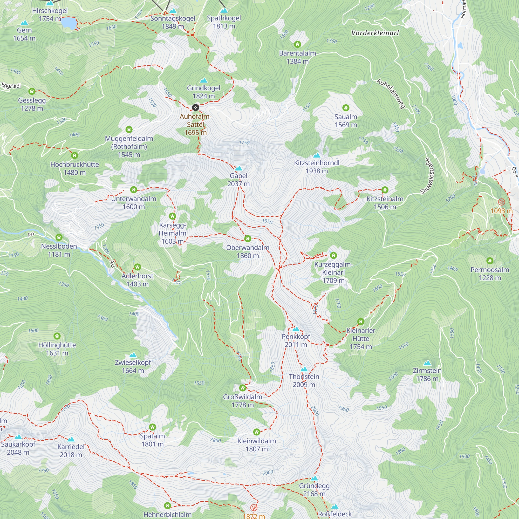 Promaualm map