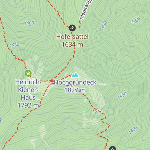 Map of Hochgründeck