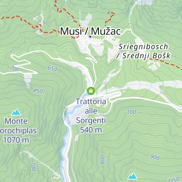 Map of Trattoria alle Sorgenti