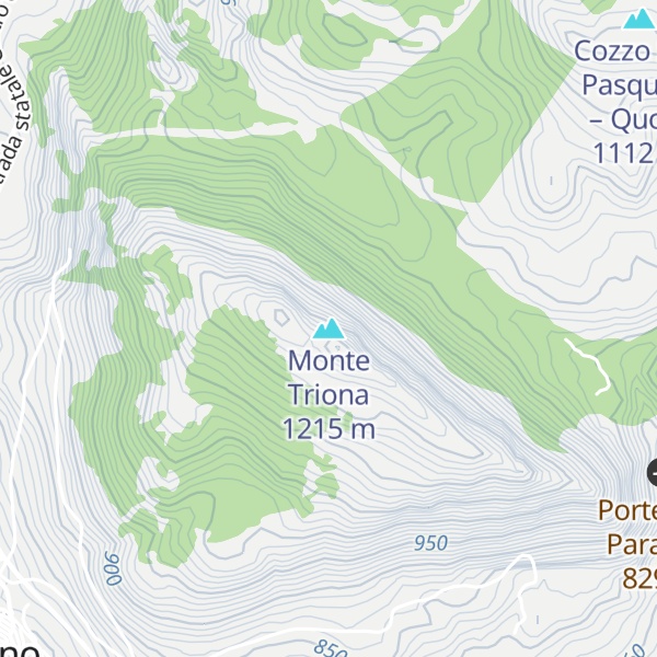 Map of Monte Triona