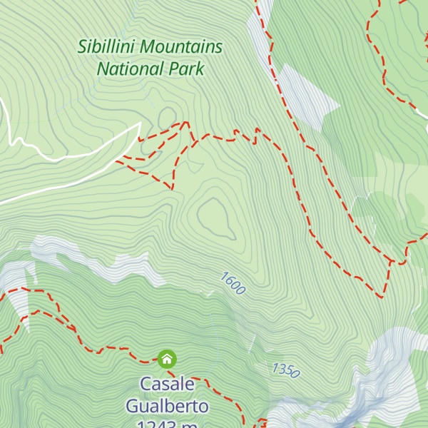 Map of Monte Amandola