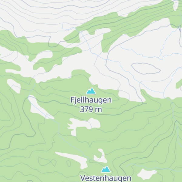 Map of Fjellhaugen