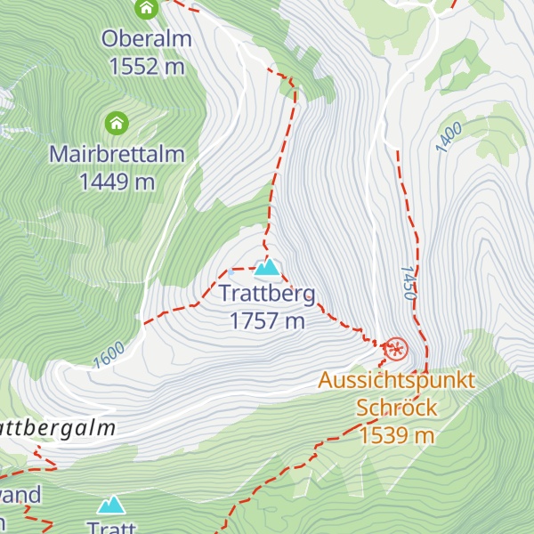 Map of Trattberg