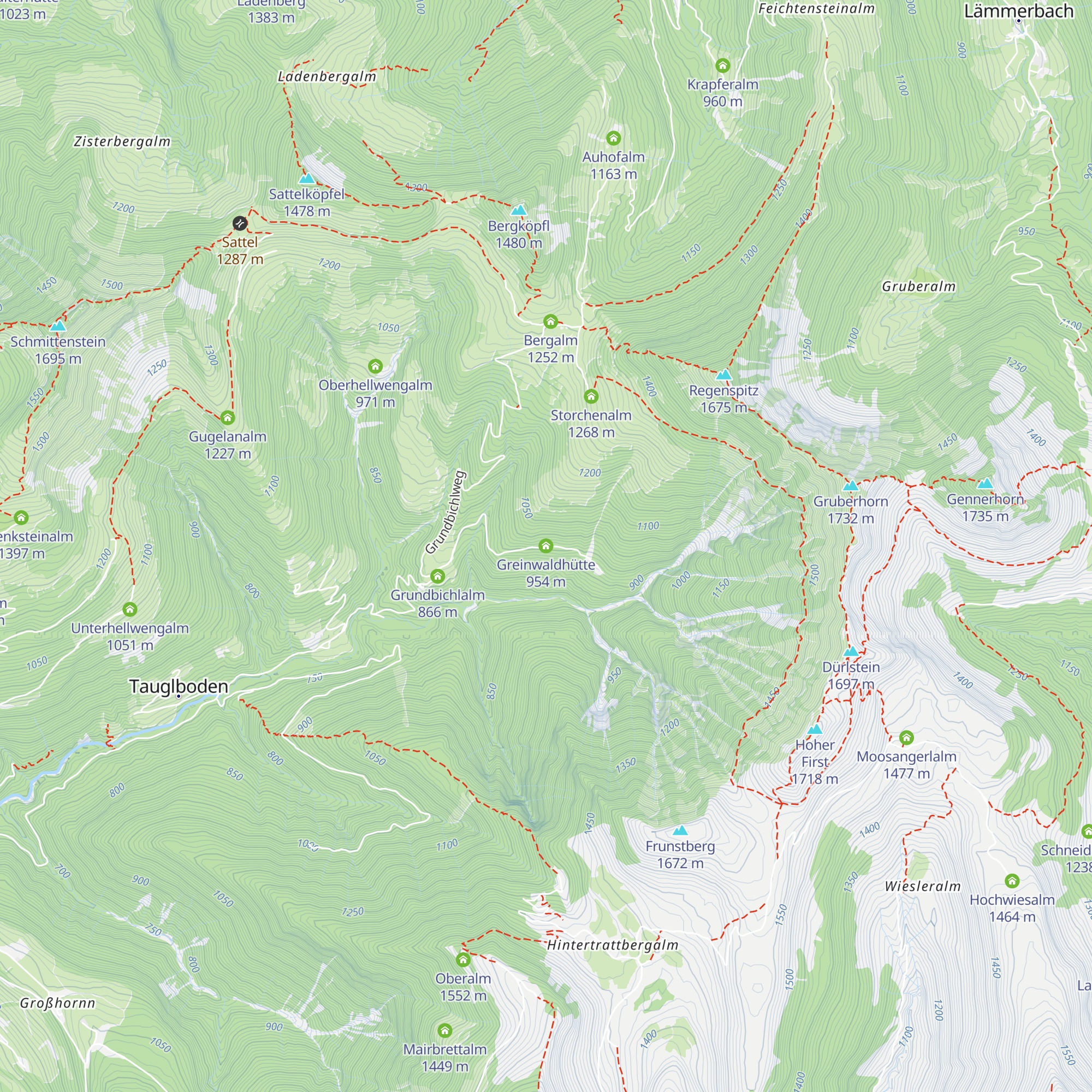 Greinwaldhütte map