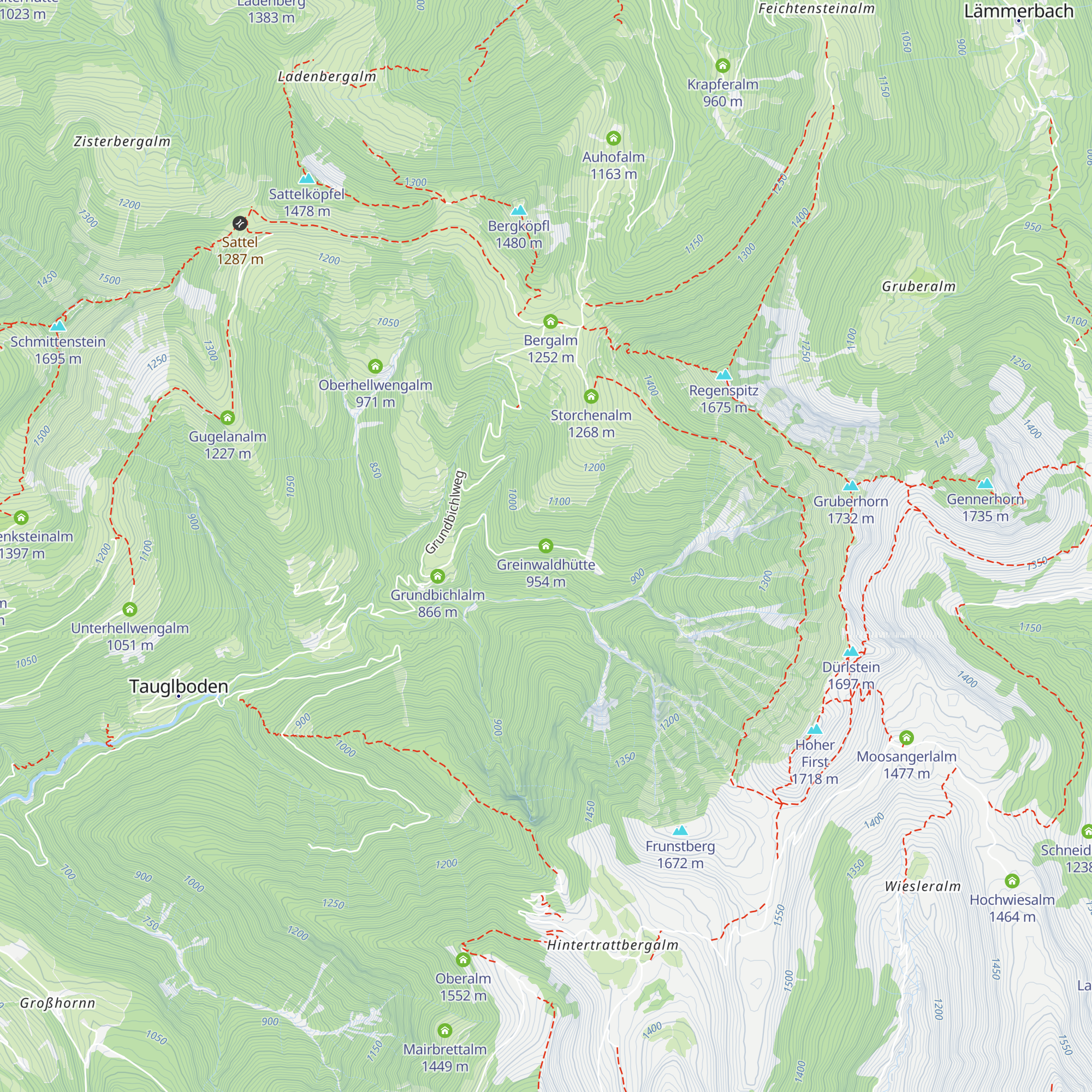 Greinwaldhütte map