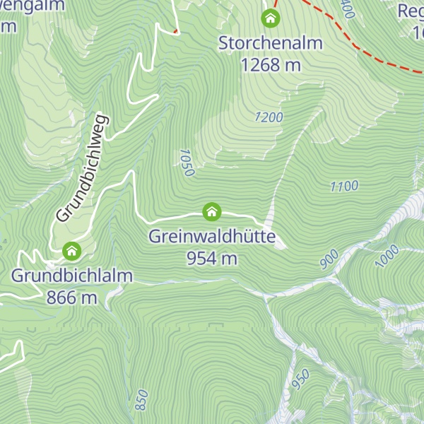 Map of Greinwaldhütte