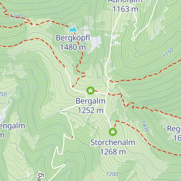 Map of Bergalm