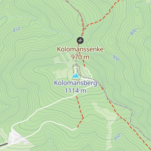 Map of Kolomansberg