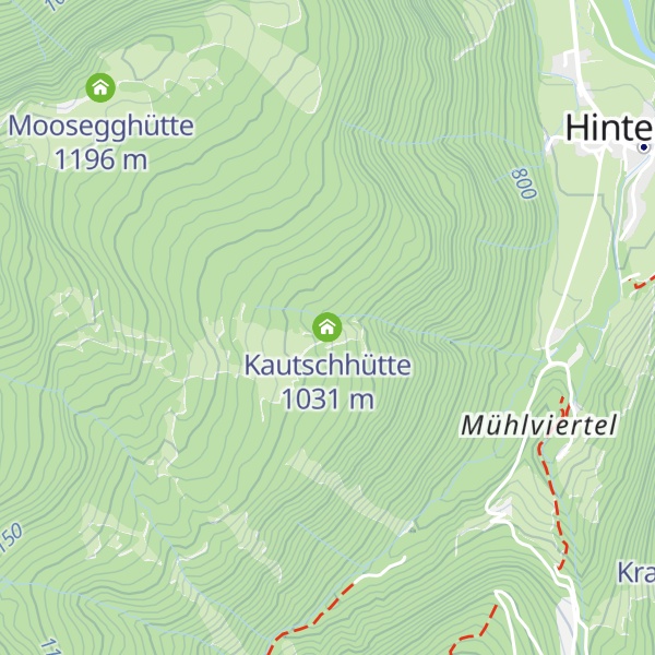 Map of Kautschhütte