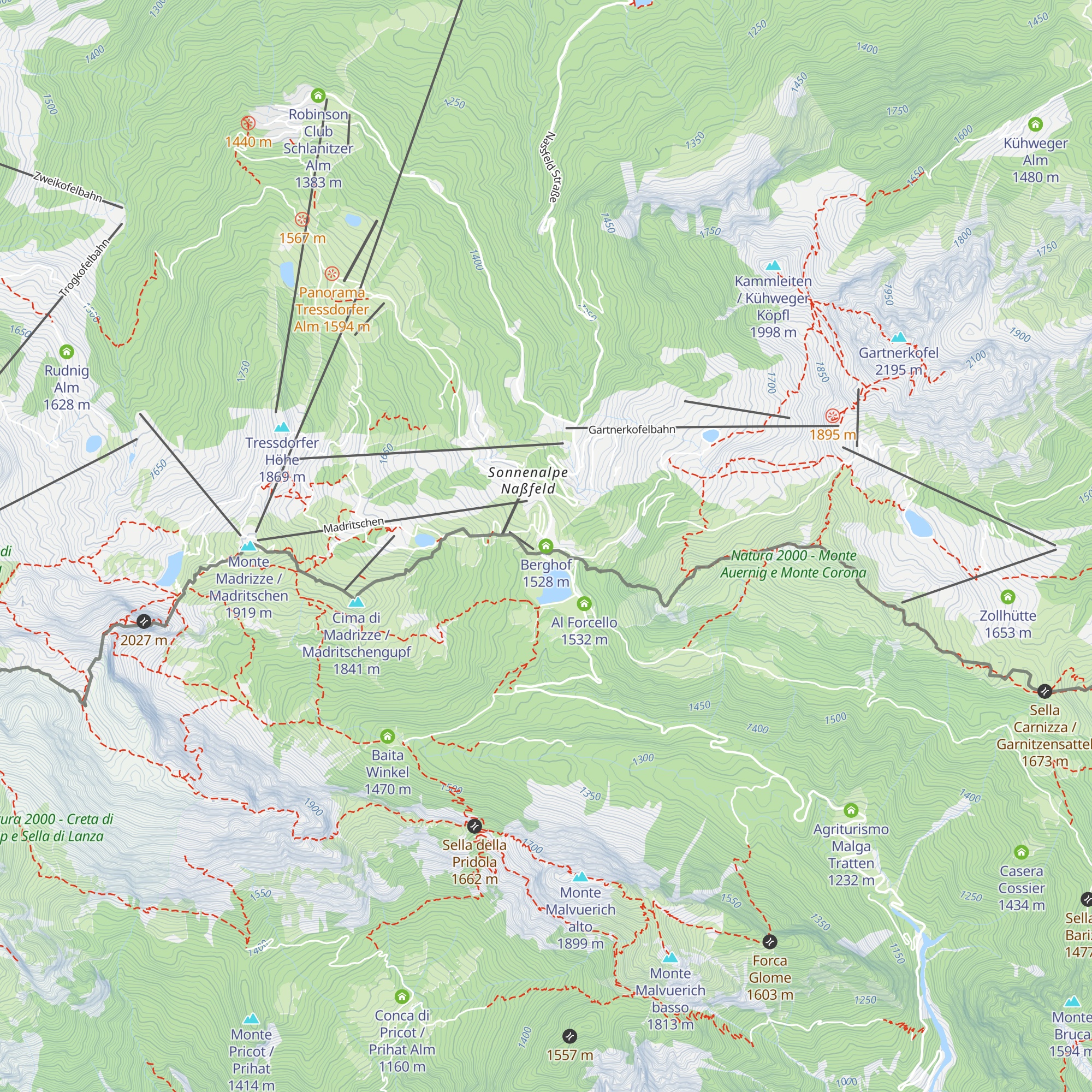 Berghof map
