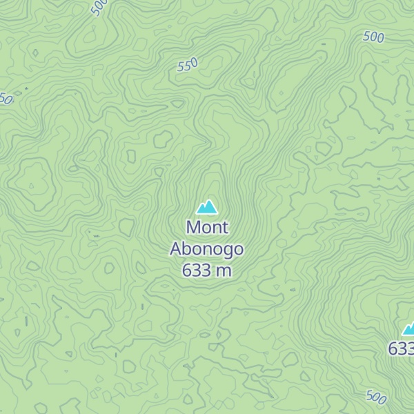 Map of Mont Abonogo