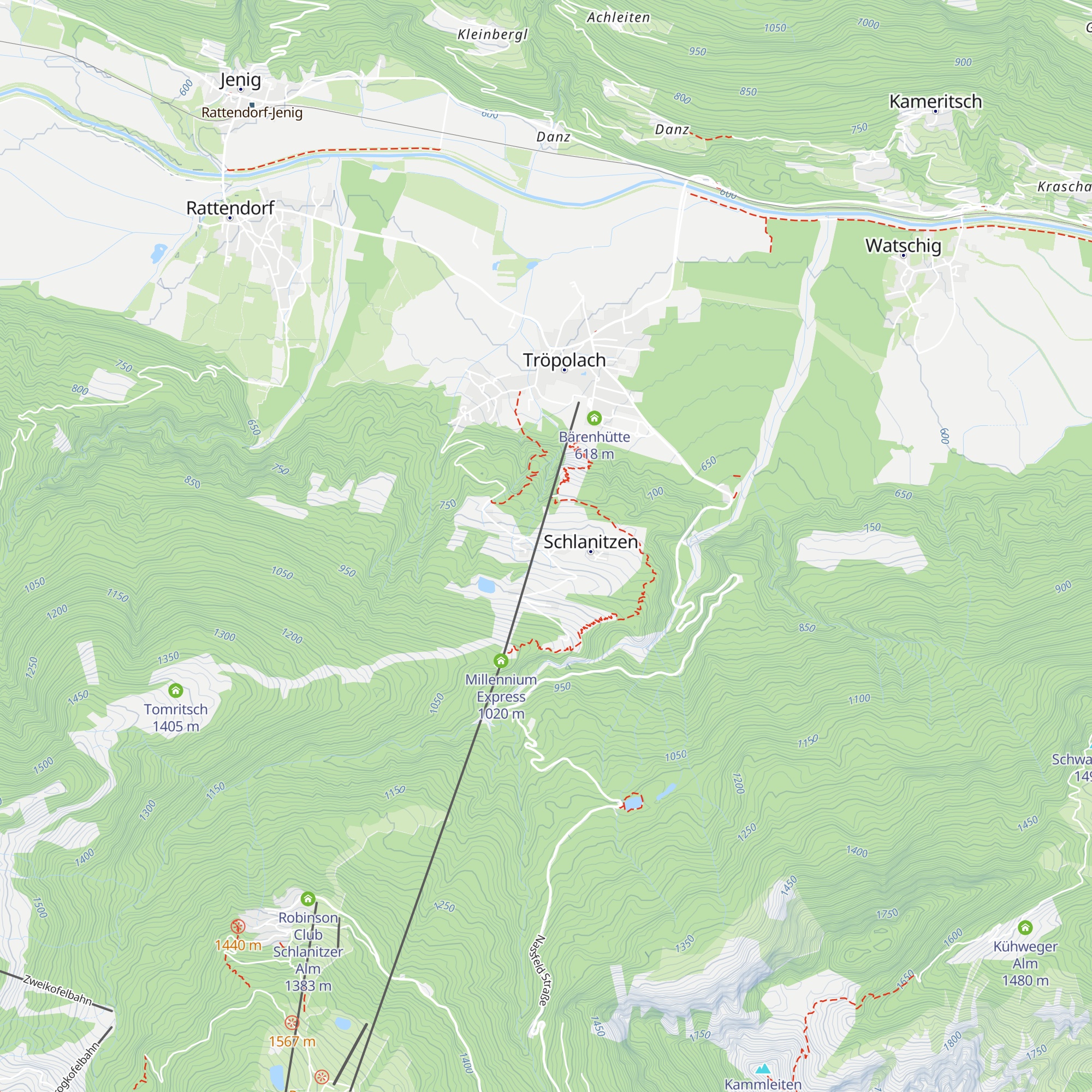 Jokl's Hütte map