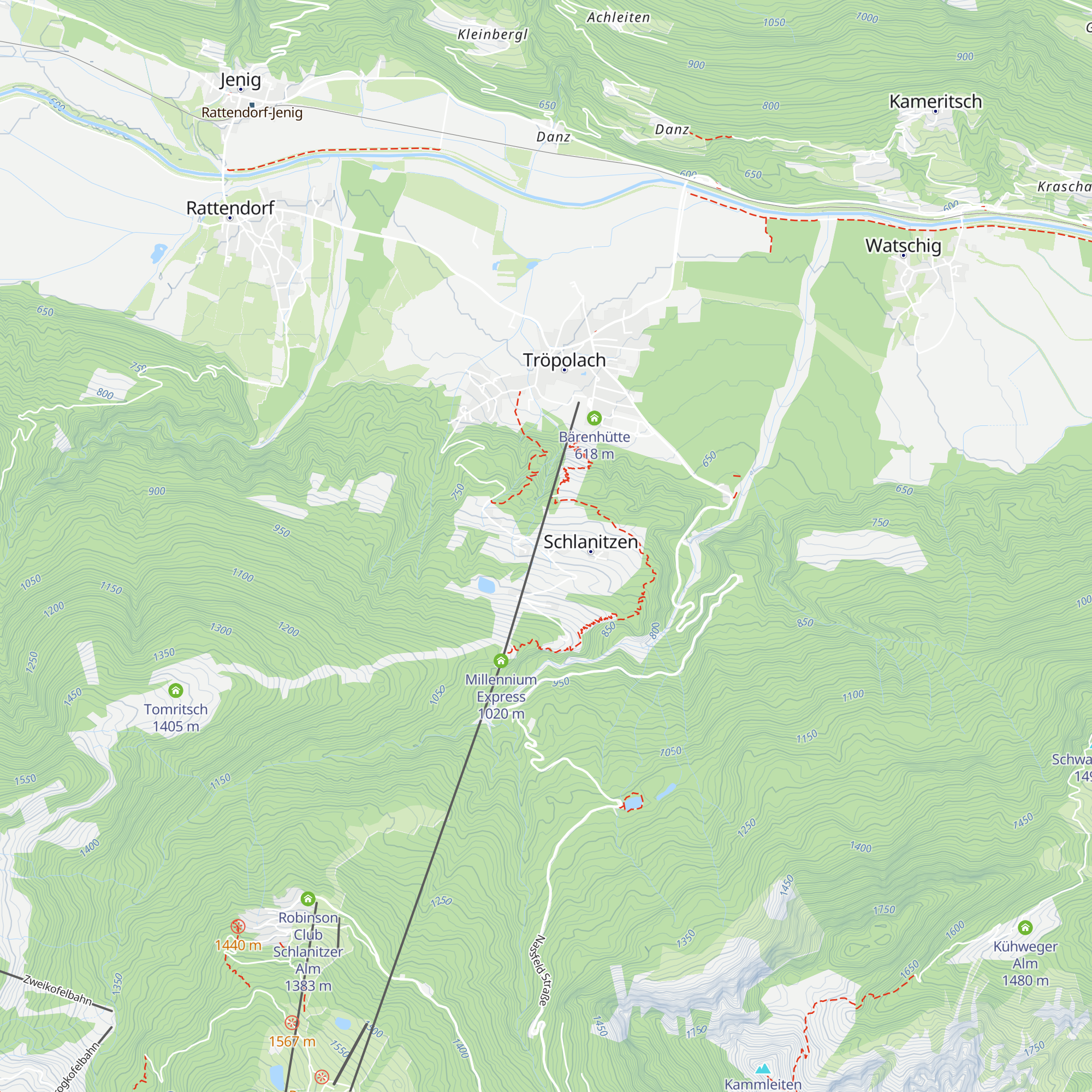 Jokl's Hütte map