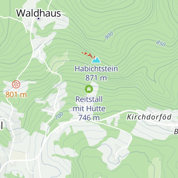 Map of Reitstall mit Hütte