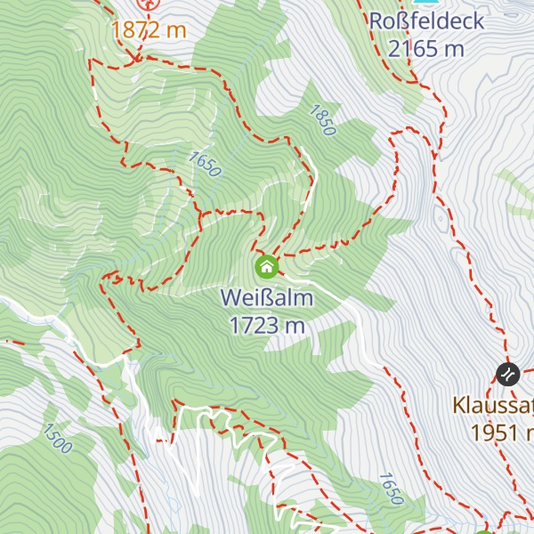 Map of Weißalm
