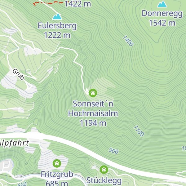 Map of Sonnseit´n Hochmaisalm