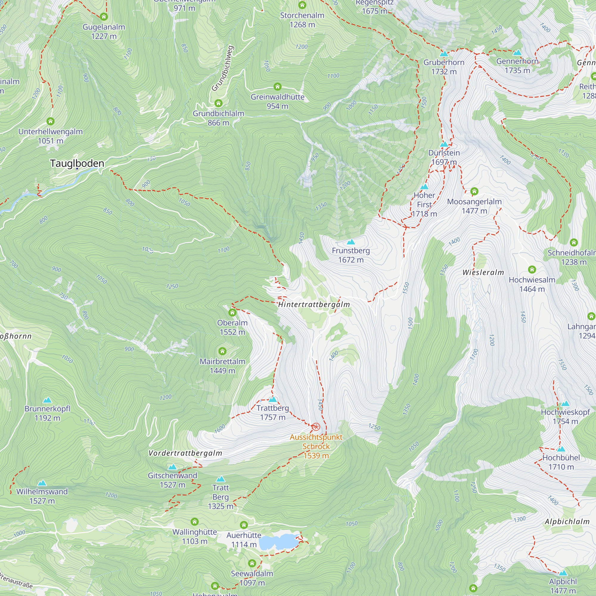 Christlalm map