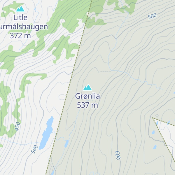 Map of Grønlia
