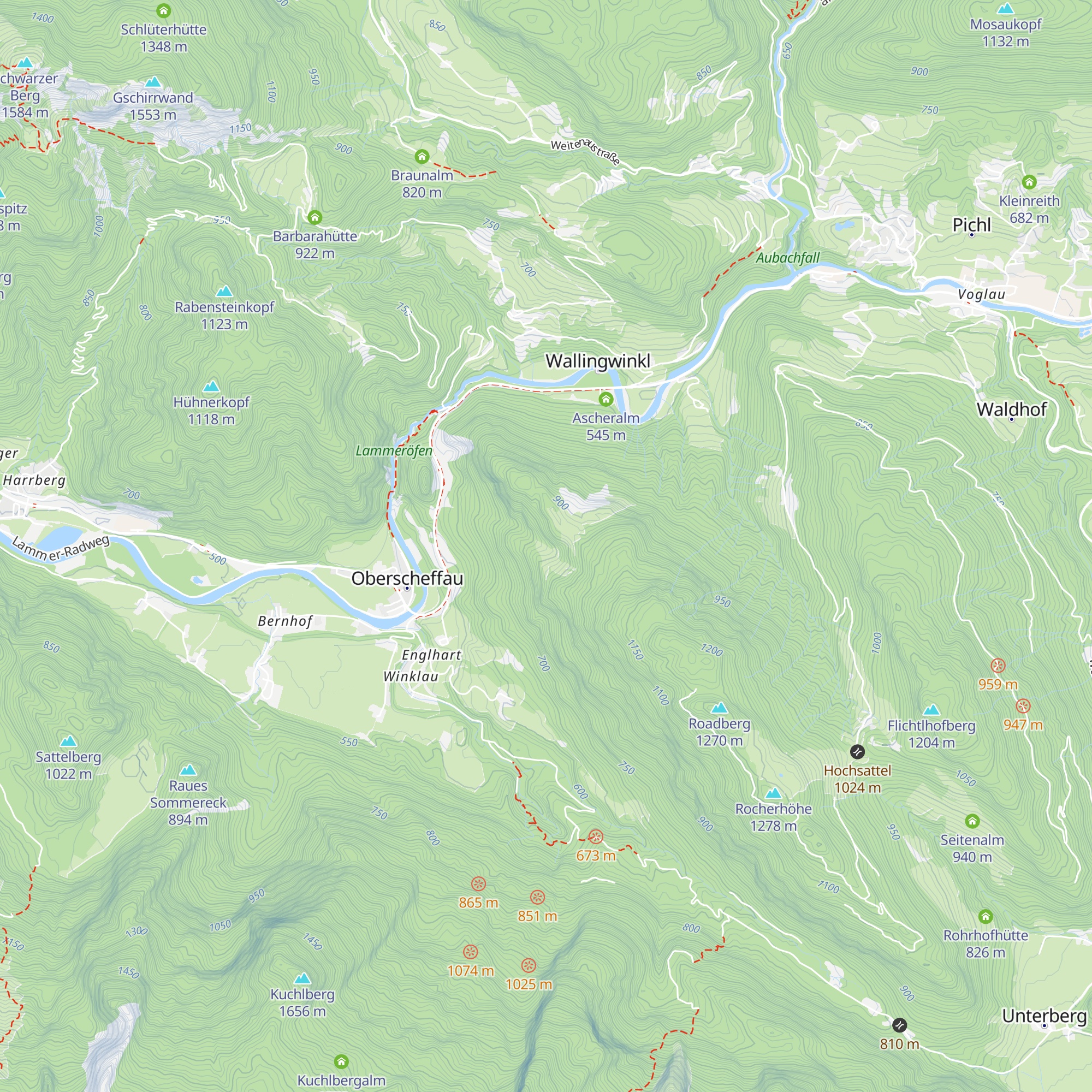 Holzwehralm map