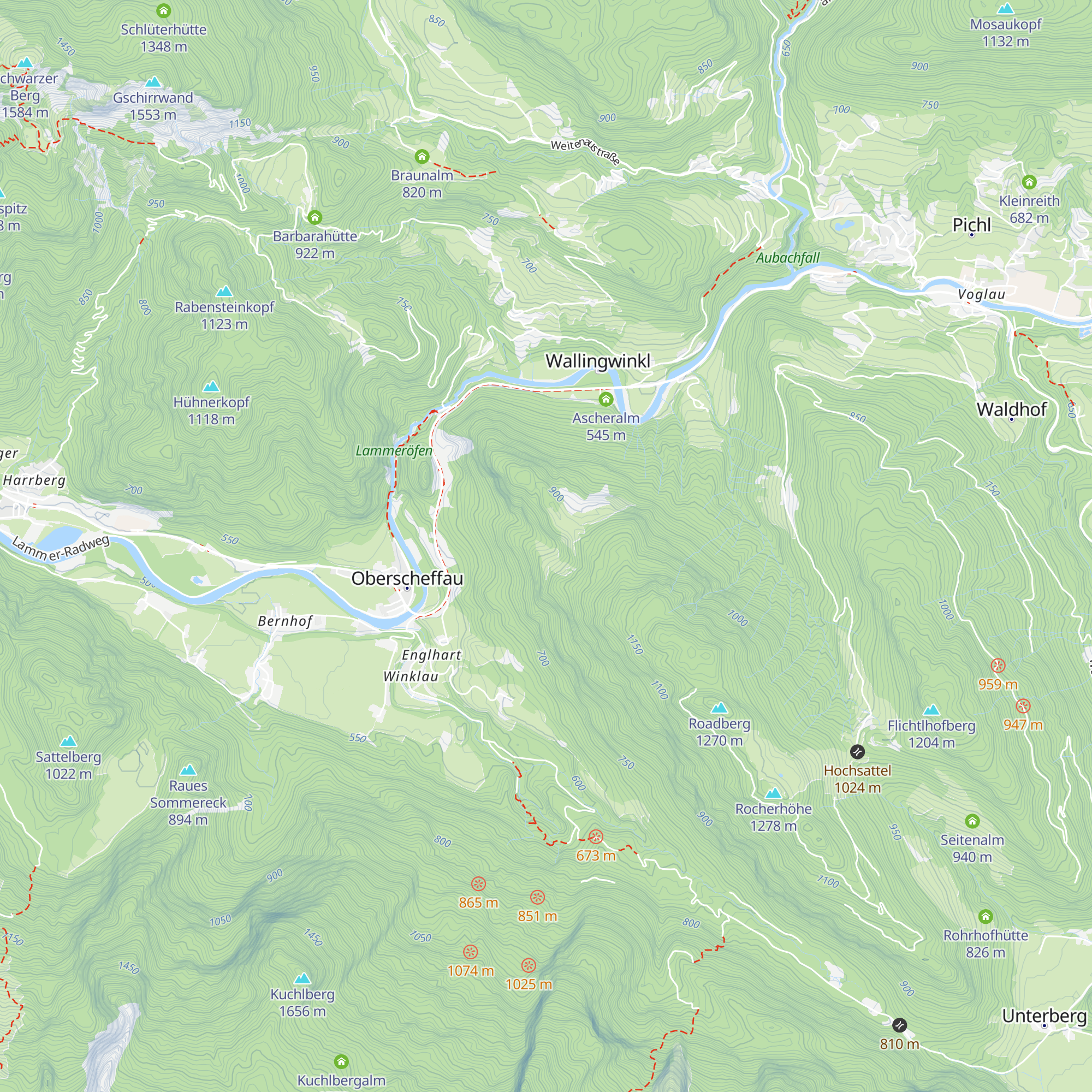 Holzwehralm map