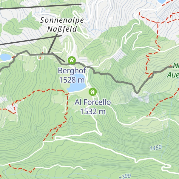 Map of Albergo Ristorante Wulfenia da Livio