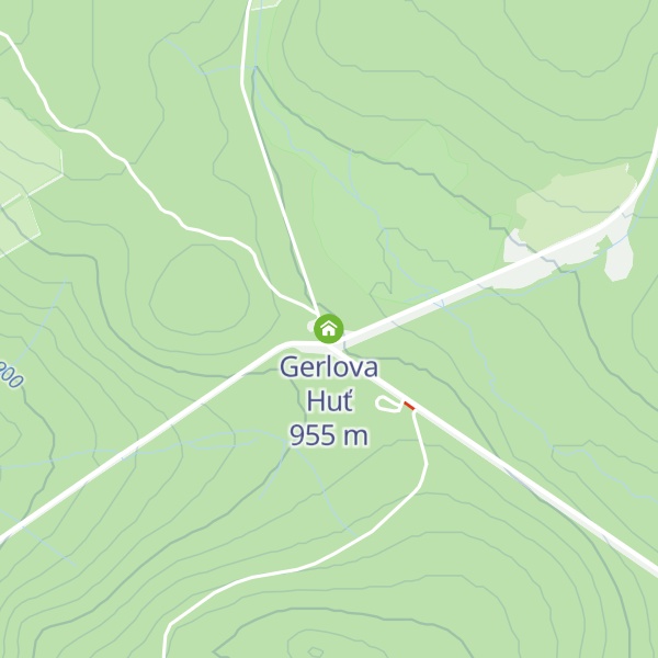 Map of Gerlova Huť