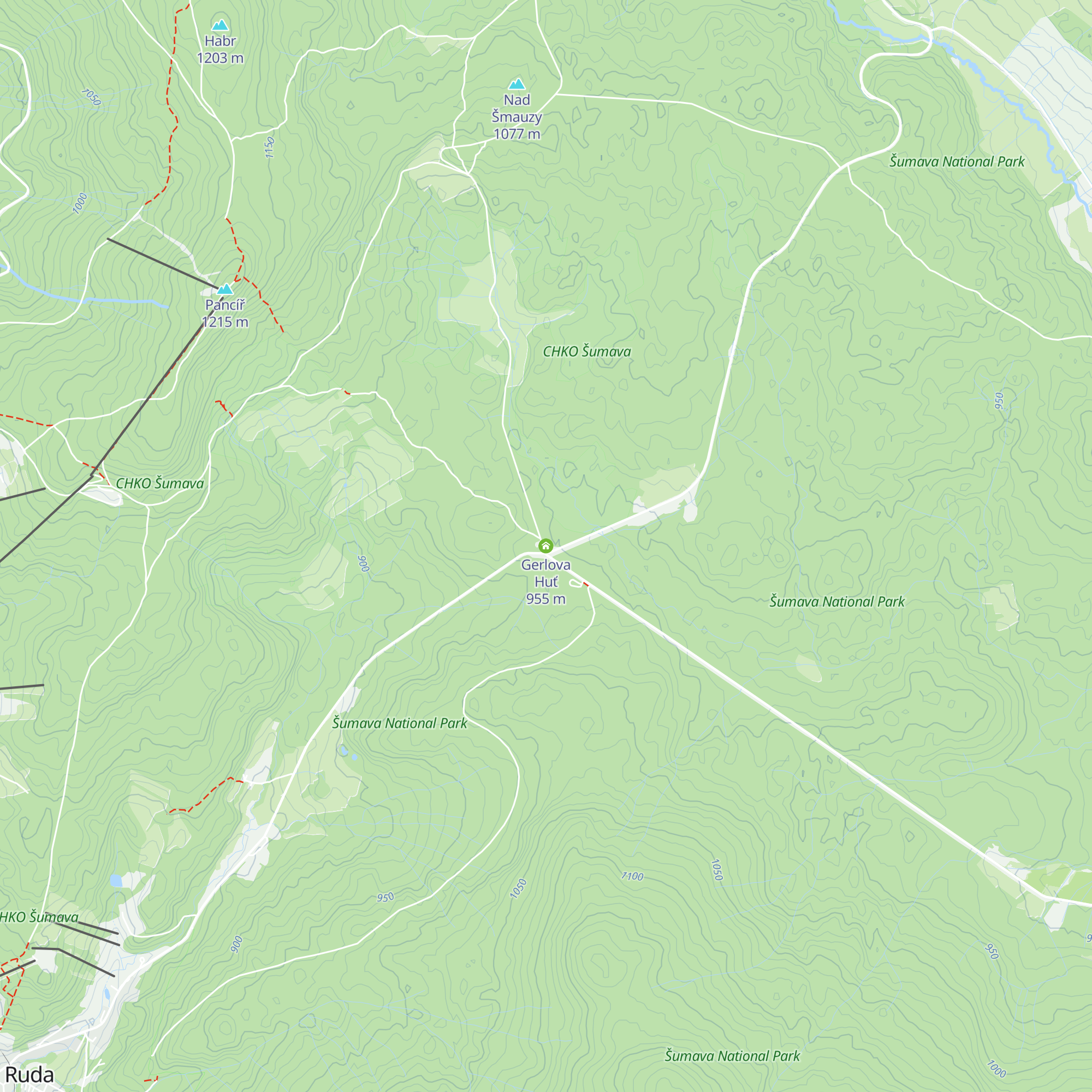 Gerlova Huť map