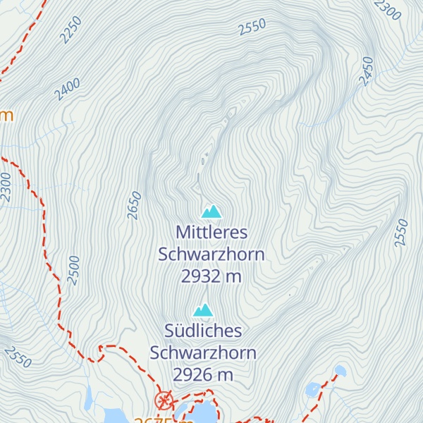 Map of Mittleres Schwarzhorn