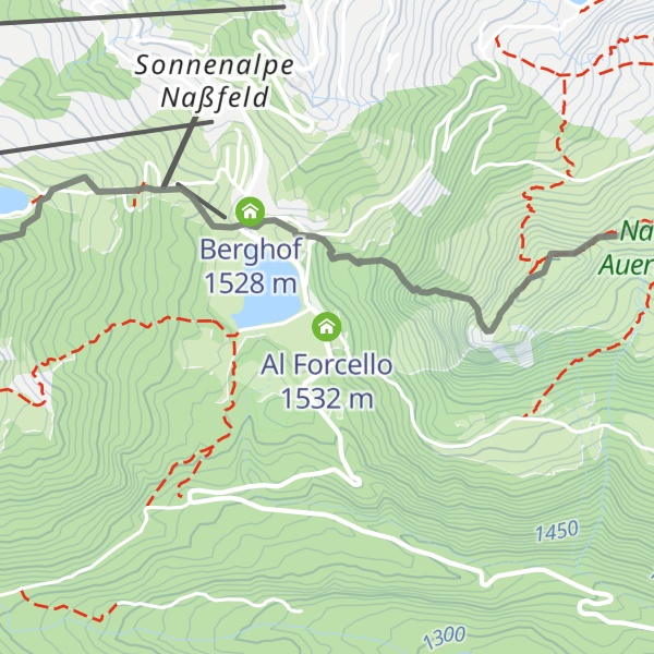 Map of Al Forcello
