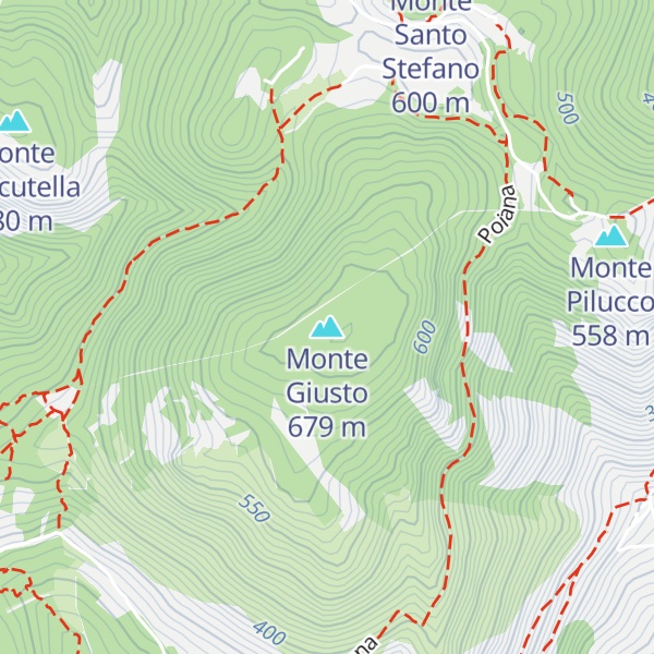 Map of Monte Giusto
