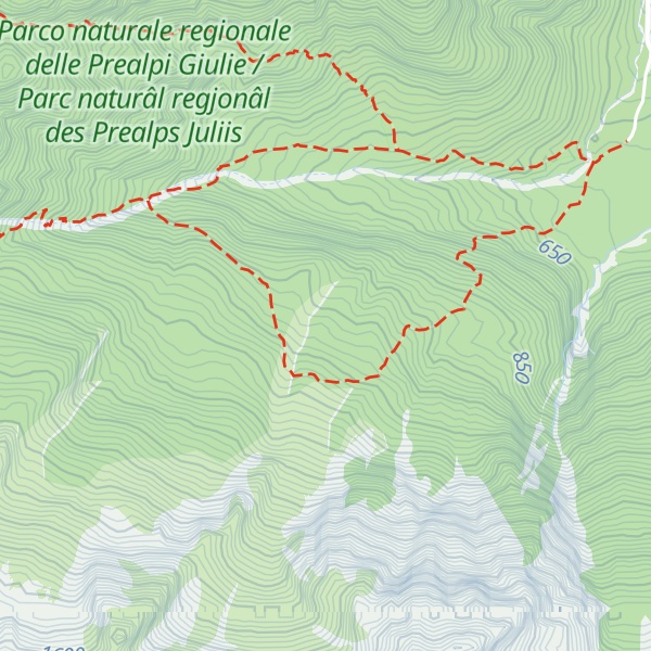 Map of Casera Planinizza