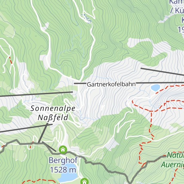 Map of Almhotel Kärnten